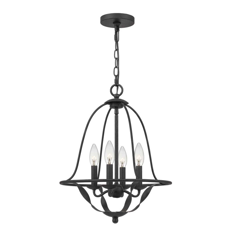Lampa wisząca Bradbury - 4 źródła światła - Popielaty QZ-BRADBURY-4P-GK