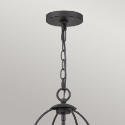 Lampa wisząca Bradbury - 4 źródła światła - Popielaty QZ-BRADBURY-4P-GK