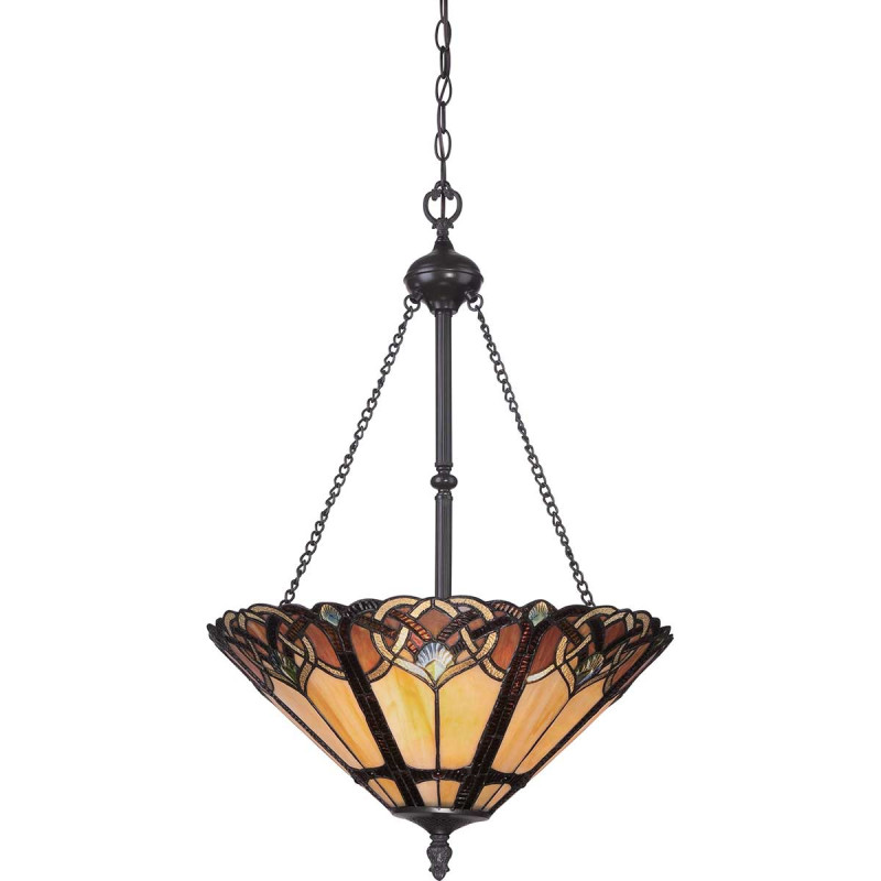Lampa wisząca Cambridge - 3 źródła światła - Vintage brąz QZ-CAMBRIDGE-P