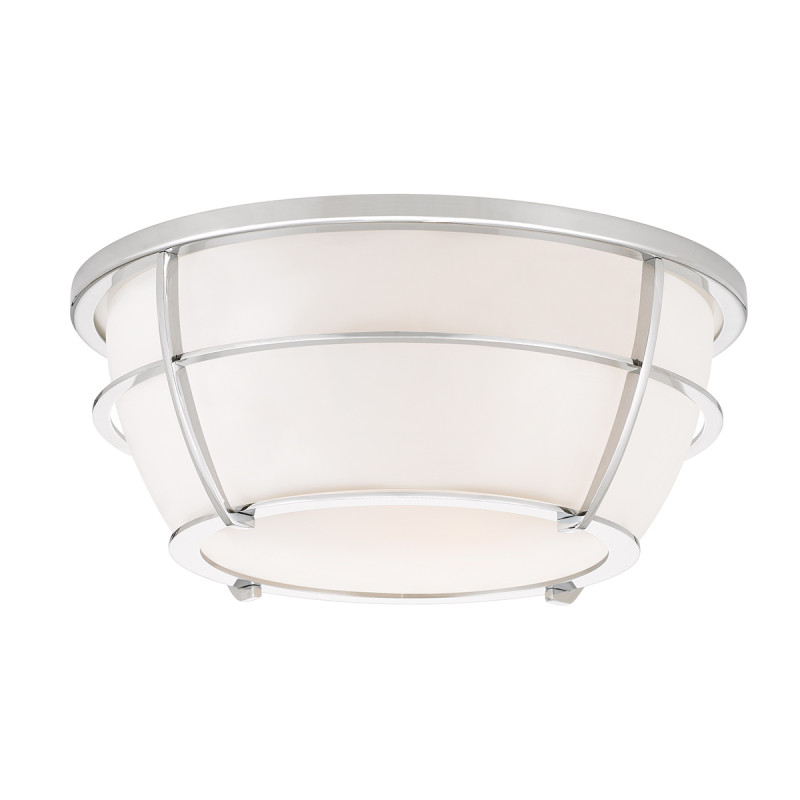 Plafon Chance - 2 źródła światła - Polerowany chrom QZ-CHANCE-F-PC