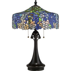 Lampa stołowa Cobalt - 3 źródła światła - Vintage brąz QZ-COBALT-TL