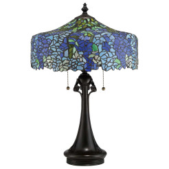 Lampa stołowa Cobalt - 3 źródła światła - Vintage brąz QZ-COBALT-TL