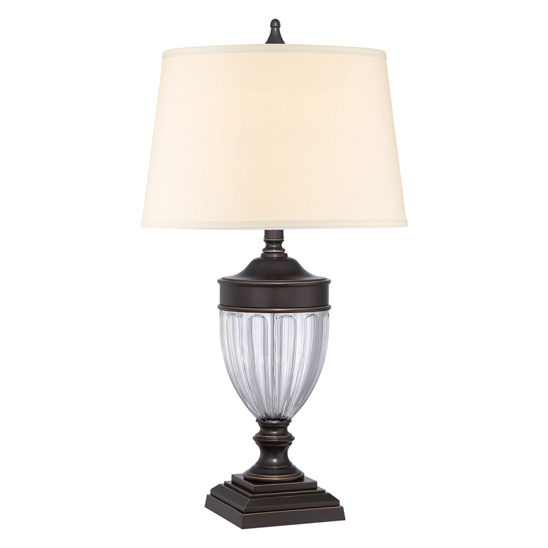 Lampa stołowa Dennison - 1 źródło światła - Palladiański brąz QZ-DENNISON-PB