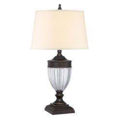 Lampa stołowa Dennison - 1 źródło światła - Palladiański brąz QZ-DENNISON-PB