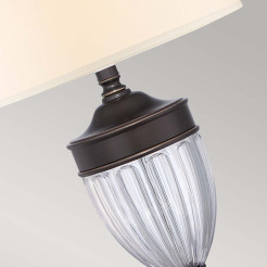 Lampa stołowa Dennison - 1 źródło światła - Palladiański brąz QZ-DENNISON-PB