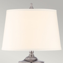 Lampa stołowa Dennison - 1 źródło światła - Polerowany nikiel QZ-DENNISON-PN
