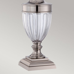 Lampa stołowa Dennison - 1 źródło światła - Polerowany nikiel QZ-DENNISON-PN