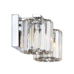 Kinkiet Divine - 2 źródła światła - Polerowany chrom QZ-DIVINE2-PC-BATH