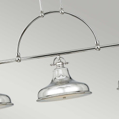 Lampa wyspowa Emery - 3 źródła światła - Imperialne srebro QZ-EMERY3P-IS