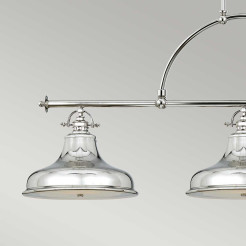 Lampa wyspowa Emery - 3 źródła światła - Imperialne srebro QZ-EMERY3P-IS