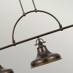 Lampa wyspowa Emery - 3 źródła światła - Palladiański brąz QZ-EMERY3P-PN
