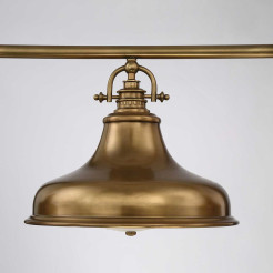 Lampa wyspowa Emery - 3 źródła światła - Postarzany mosiądz QZ-EMERY3P-WS