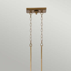 Lampa wyspowa Emery - 3 źródła światła - Postarzany mosiądz QZ-EMERY3P-WS