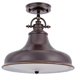 Średnia lampa wisząca Emery - 1 źródło światła - Palladiański brąz QZ-EMERY-P-M-PN