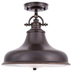 Średnia lampa wisząca Emery - 1 źródło światła - Palladiański brąz QZ-EMERY-P-M-PN