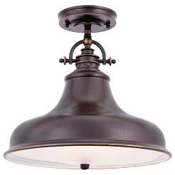 Średnia lampa wisząca Emery - 1 źródło światła - Palladiański brąz QZ-EMERY-P-M-PN