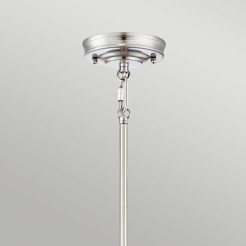 Mała lampa wisząca Emery - 1 źródło światła - Imperialne srebro QZ-EMERY-P-S-IS