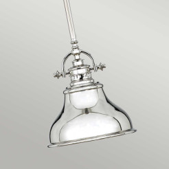 Mała lampa wisząca Emery - 1 źródło światła - Imperialne srebro QZ-EMERY-P-S-IS