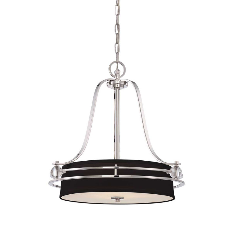 Lampa wisząca Gotham - 4 źródła światła - Imperialne srebro QZ-GOTHAM-P