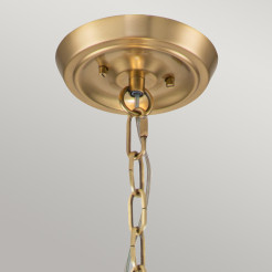 Lampa wisząca Gotham - 4 źródła światła - Szczotkowany mosiądz QZ-GOTHAM-P-BB