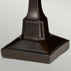Mała lampa stołowa Holmes - 1 źródło światła - Vintage brąz QZ-HOLMES-TL