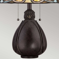 Lampa stołowa India - 2 źródła światła - Imperialny brąz QZ-INDIA-TL