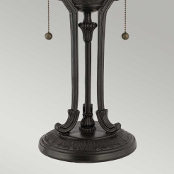 Lampa stołowa Indus - 2 źródła światła - Vintage brąz QZ-INDUS-TL