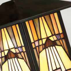 Mała latarnia naścienna Inglenook Outdoor - 1 źródło światła - Ciemnobrązowy QZ-INGLENOOK2-S