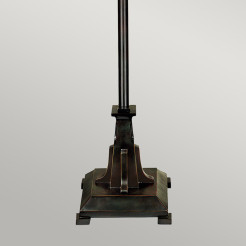 Lampa podłogowa Inglenook - 2 źródła światła - Ciemnobrązowy QZ-INGLENOOK-FL
