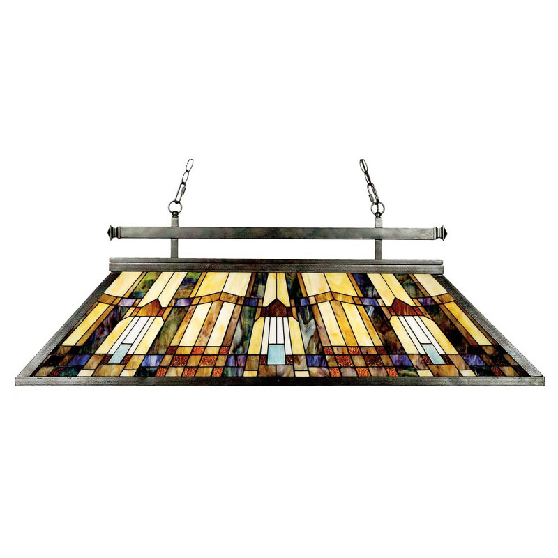 Lampa wyspowa Inglenook - 3 źródła światła - Ciemnobrązowy QZ-INGLENOOK-ISLE