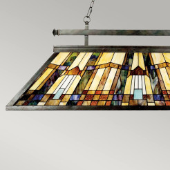 Lampa wyspowa Inglenook - 3 źródła światła - Ciemnobrązowy QZ-INGLENOOK-ISLE