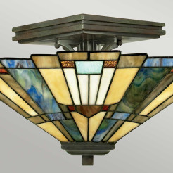 Półplafon Inglenook - 2 źródła światła - Ciemnobrązowy QZ-INGLENOOK-SF