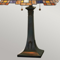 Lampa stołowa Inglenook - 2 źródła światła - Ciemnobrązowy QZ-INGLENOOK-TL