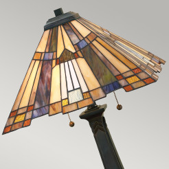 Lampa stołowa Inglenook - 2 źródła światła - Ciemnobrązowy QZ-INGLENOOK-TL