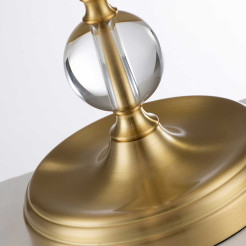 Lampa stołowa Jenkins - 1 źródło światła - Szczotkowany mosiądz QZ-JENKINS-TL-BB
