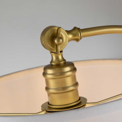 Lampa stołowa Jenkins - 1 źródło światła - Szczotkowany mosiądz QZ-JENKINS-TL-BB