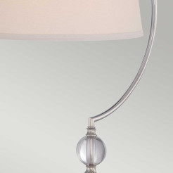 Lampa stołowa Jenkins - 1 źródło światła - Polerowany nikiel QZ-JENKINS-TL-PN