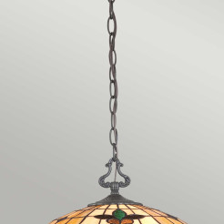 Lampa wisząca Kami - 3 źródła światła - Vintage brąz QZ-KAMI-P