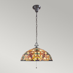 Lampa wisząca Kami - 3 źródła światła - Vintage brąz QZ-KAMI-P
