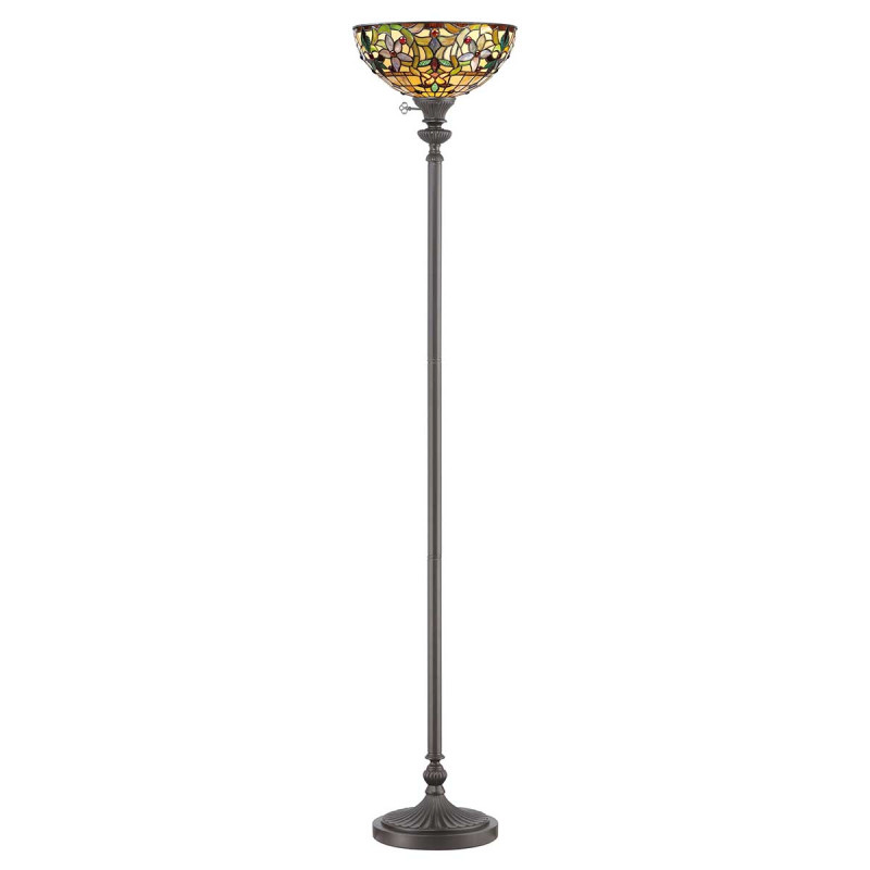 Lampa podłogowa Kami - 1 źródło światła - Vintage brąz QZ-KAMI-UL