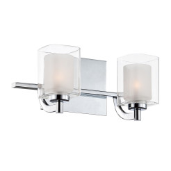 Kinkiet Kolt - 2 źródła światła - Polerowany chrom QZ-KOLT2-PC-BATH