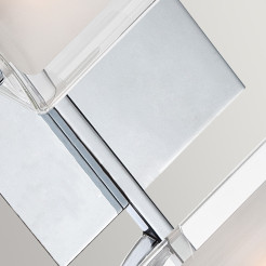 Kinkiet Kolt - 2 źródła światła - Polerowany chrom QZ-KOLT2-PC-BATH