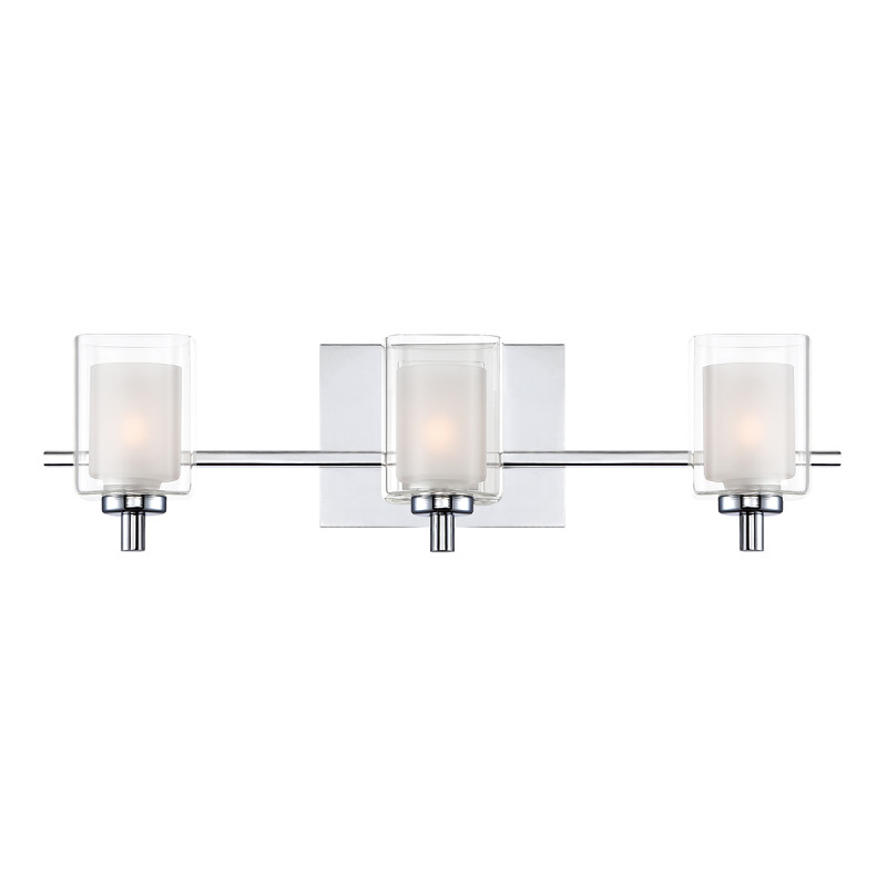 Kinkiet Kolt - 3 źródła światła - Polerowany chrom QZ-KOLT3-PC-BATH