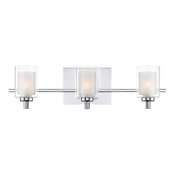 Kinkiet Kolt - 3 źródła światła - Polerowany chrom QZ-KOLT3-PC-BATH