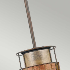 Mała lampa wisząca Laguna - 1 źródło światła - Miedź QZ-LAGUNA-MP