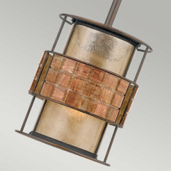 Mała lampa wisząca Laguna - 1 źródło światła - Miedź QZ-LAGUNA-MP