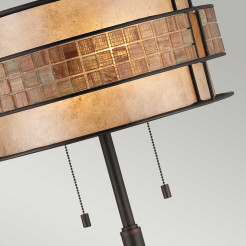 Lampa stołowa Laguna - 2 źródła światła - Miedź QZ-LAGUNA-TL