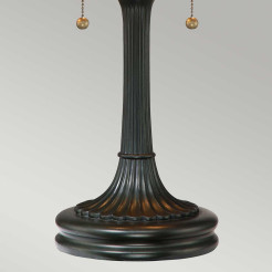 Lampa stołowa Larissa - 2 źródła światła - Vintage brąz QZ-LARISSA-TL