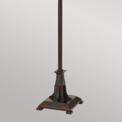 Lampa podłogowa Maybeck - 2 źródła światła - Ciemnobrązowy QZ-MAYBECK-FL
