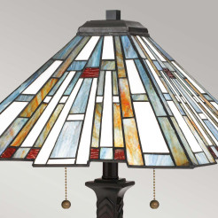 Lampa stołowa Maybeck - 2 źródła światła - Ciemnobrązowy QZ-MAYBECK-TL